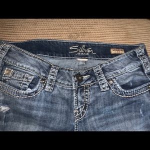 Silver jeans